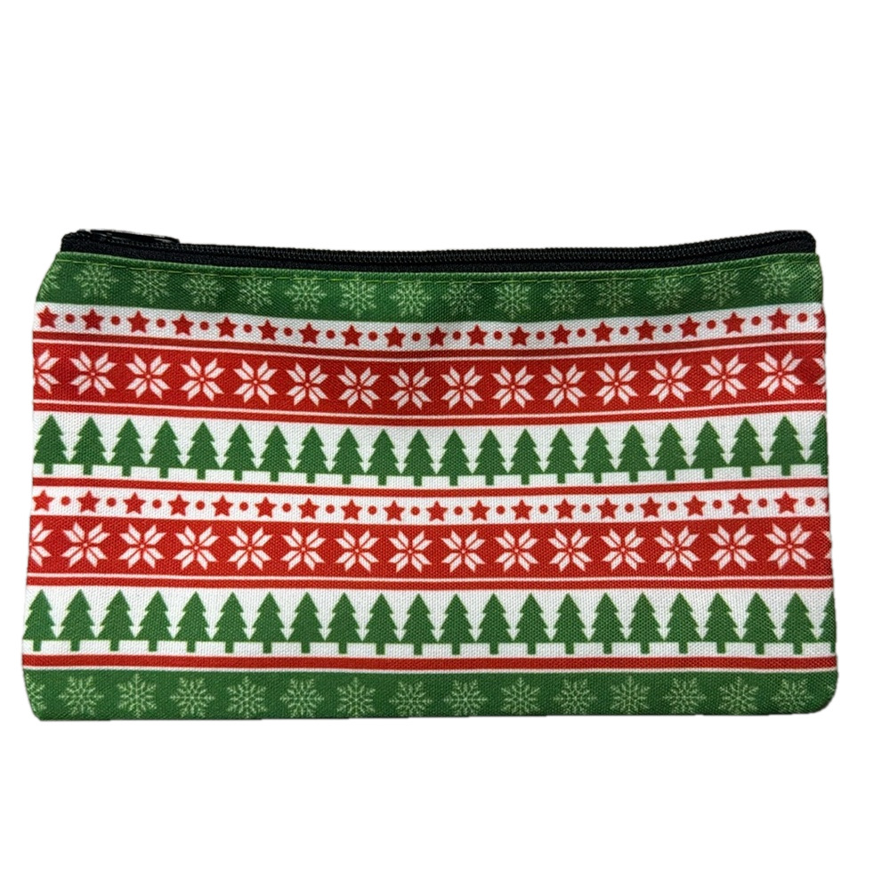 2/$10 Holiday Cosmetic Makeup Christmas Tree Bag